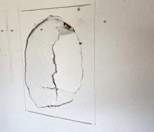 Drywall repair damage patching Morgan Hill CA